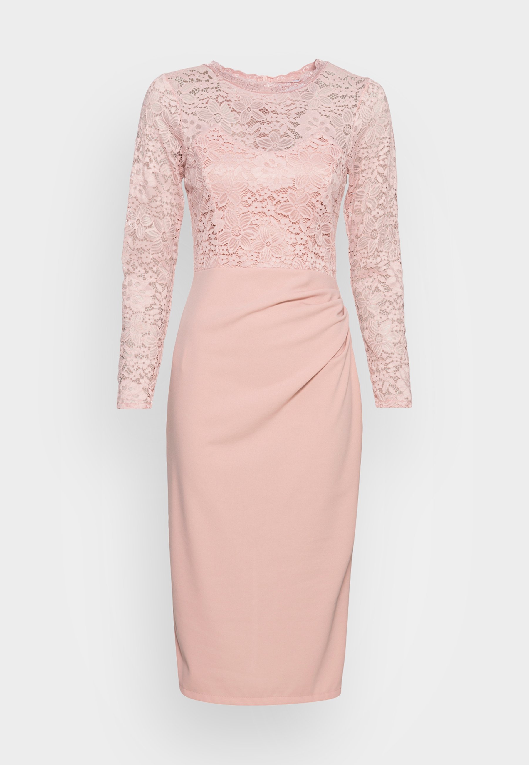 WAL G. FLORENCE LONG SLEEVE MIDI DRESS 