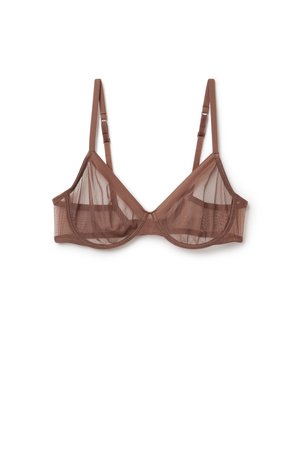 Tezenis, PARIS ESSENTIAL - Reggiseno a triangolo - Brown