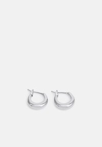 MIJA MINI HOOP EARRINGS - Brincos - silver-coloured