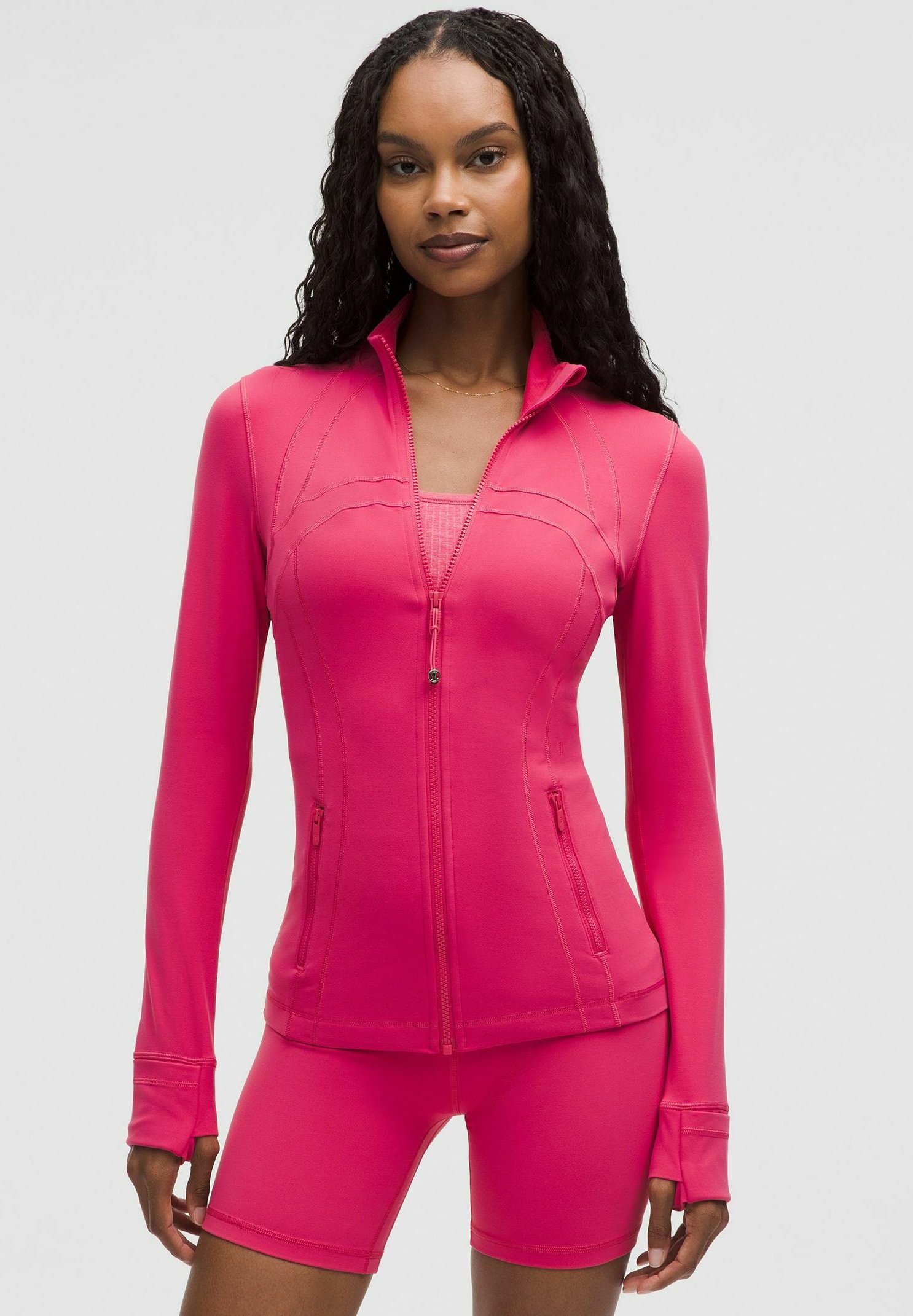 lululemon - ♪新品 ルルレモン Lululemon Define ジャケット　ピンクM（4） NWT Lululemon Define Jacket Zip Up Luon Quicksand Pink Size
