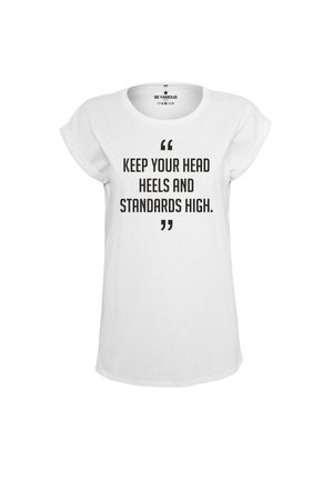 Print T-shirt - white