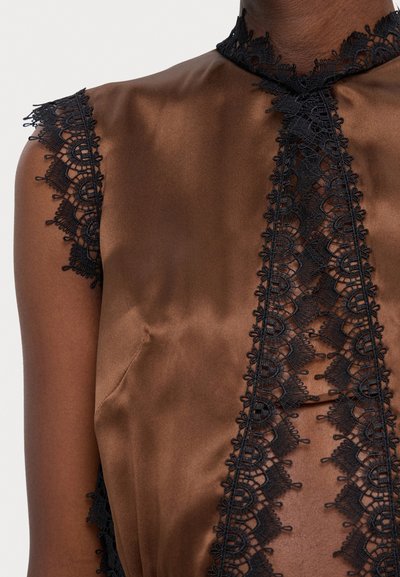 Viktor&Rolf CAMISOLE LONG DRESS - Robe de cocktail - brown
