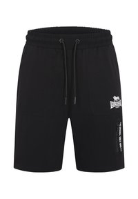 NORMALE PASSFORM HAVANT - Tracksuit bottoms - black white