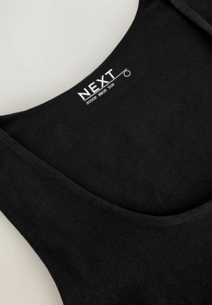 Next SCOOP NECK - Top - black
