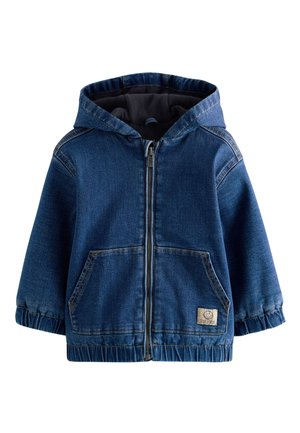 Next REGULAR FIT - BORG LINED HOODED THROUGH - Jachetă din denim - blue denim