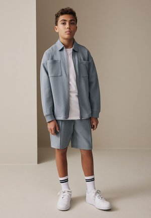 Next Zip-up sweatshirt - mid blue