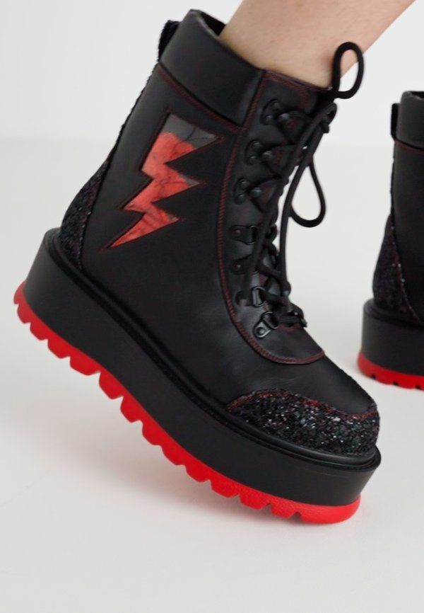 THE TIME WARP PLATFORM - Lace-up ankle boots4