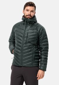 Jack Wolfskin - PASSAMANI - Daunenjacke - black olive Thumbnail-Bild 1