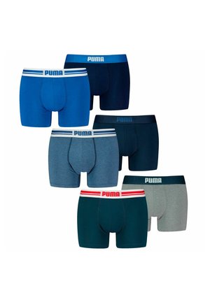Puma 6ER PACK - Trunks - navy   blue   grey