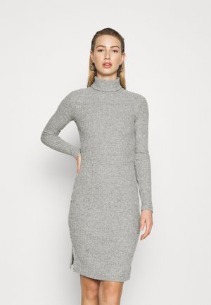 Pouzdrové šaty - mottled grey