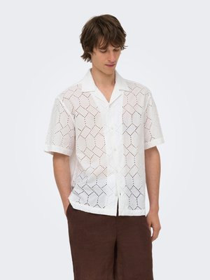 Only & Sons ONSARON LOOSE FIT SS RESORT SHIRT 0305 - Skjorter - bright white