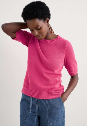 STUDIO - Pullover - tulip - knit melange tulip