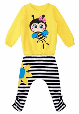 BEE HAPPY SET - Leggings - Byxor - gelb