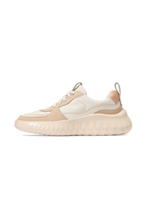 Trainers - ivorych light sesamech porcelain croc print