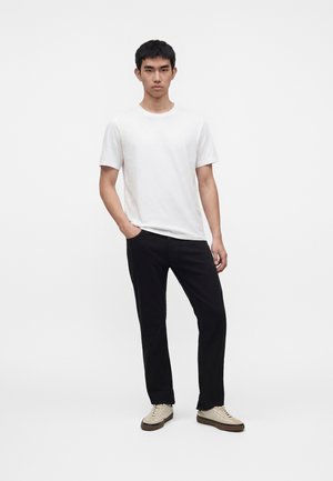 Jack & Jones, JJOSAKA BACK PRINT TEE 3 PACK - T-Shirt print - black/bright white