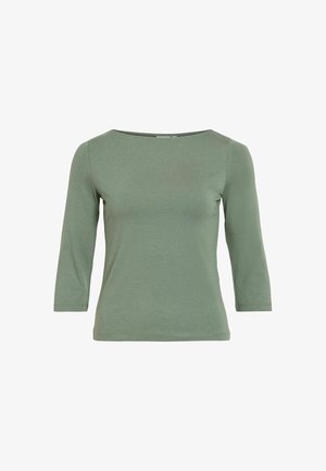 VILA, 3/4 SLEEVED TOP VIEMILIE BOATNECK - Top s dlhým rukávom - laurel wreath