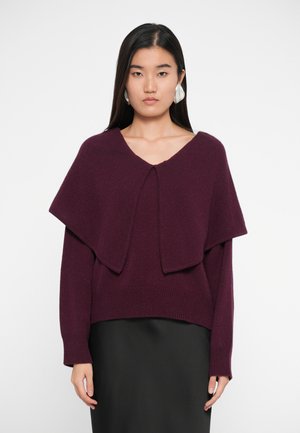 MALIA - Jumper - burgundy