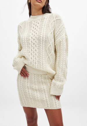 Mini skirt - offwhite