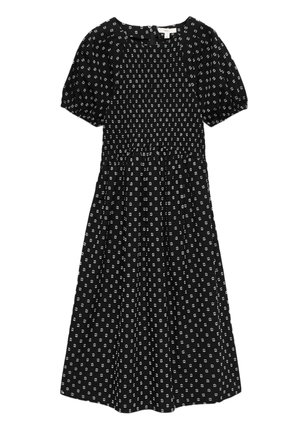 Marks & Spencer, PUFF SLEEVE MIDI - Vestido informal - black mix