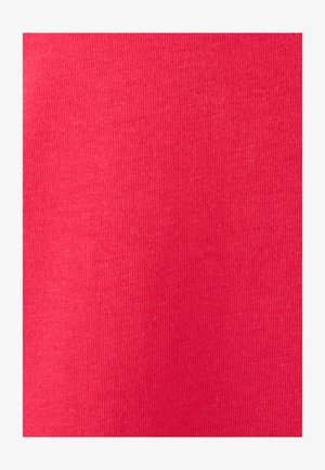 Textura de tela roja con patrón de punto fino, color uniforme sin defectos visibles ni adornos.