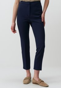 Jimmy Key SLIM FIT HIGH WAIST  - Broek - dark blue