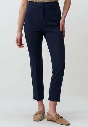 Jimmy Key SLIM FIT HIGH WAIST  - Pantalon classique - dark blue