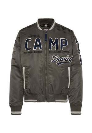 Camp David COLLEGE MIT LOGO - Bomber dzseki - medium khaki