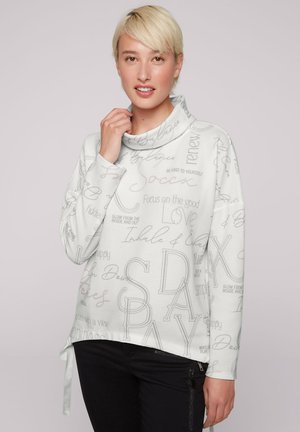 STRUKTURIERTES MIT ALL OVER PRINT - Sweater - opticwhite