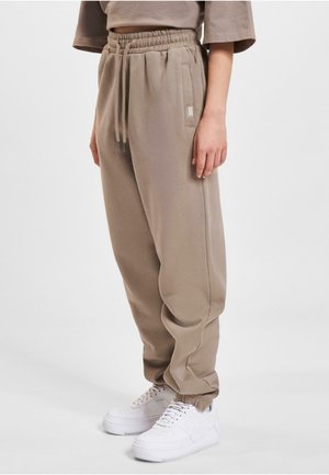 Tracksuit bottoms - brown washed