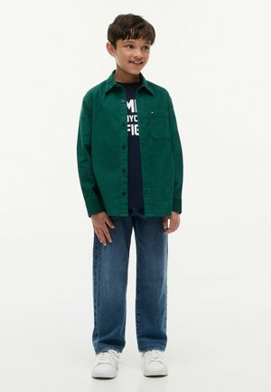 Tommy Hilfiger, TOMMY HILFIGER REGULAR FIT PATCH POCKET CORDUROY SHIRT - Overhemd - rural green