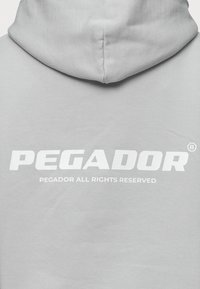Pegador ATNA LOGO - Sportinis megztinis - washed sky grey/white