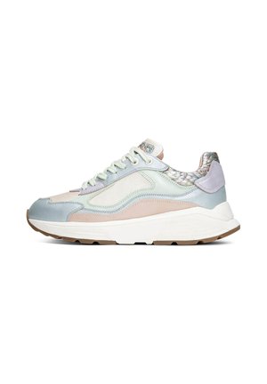 Sneakers laag - pastel combi