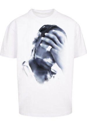 Upscale by Mister Tee, 4 AM OVERSIZE TEE - T-Shirt print - white