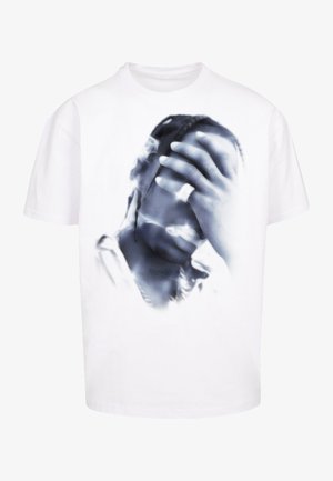 Upscale by Mister Tee, 4 AM OVERSIZE TEE - T-Shirt print - white