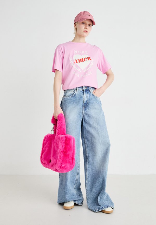 VMSOFIE MIA BOX - Print T-shirt - bonbon4