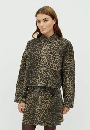 Jakna iz džinsa - leopard mist