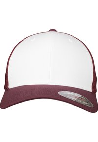 Flexfit Nokkmüts - maroon/white/maroon
