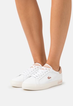 Lacoste, POWERCOURT - Sneaker low - white/light pink