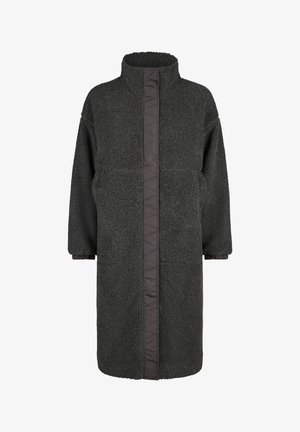 Iriedaily, IRIEDAILY MANTEL FLUFFY TEDDY - Winter coat - black mel