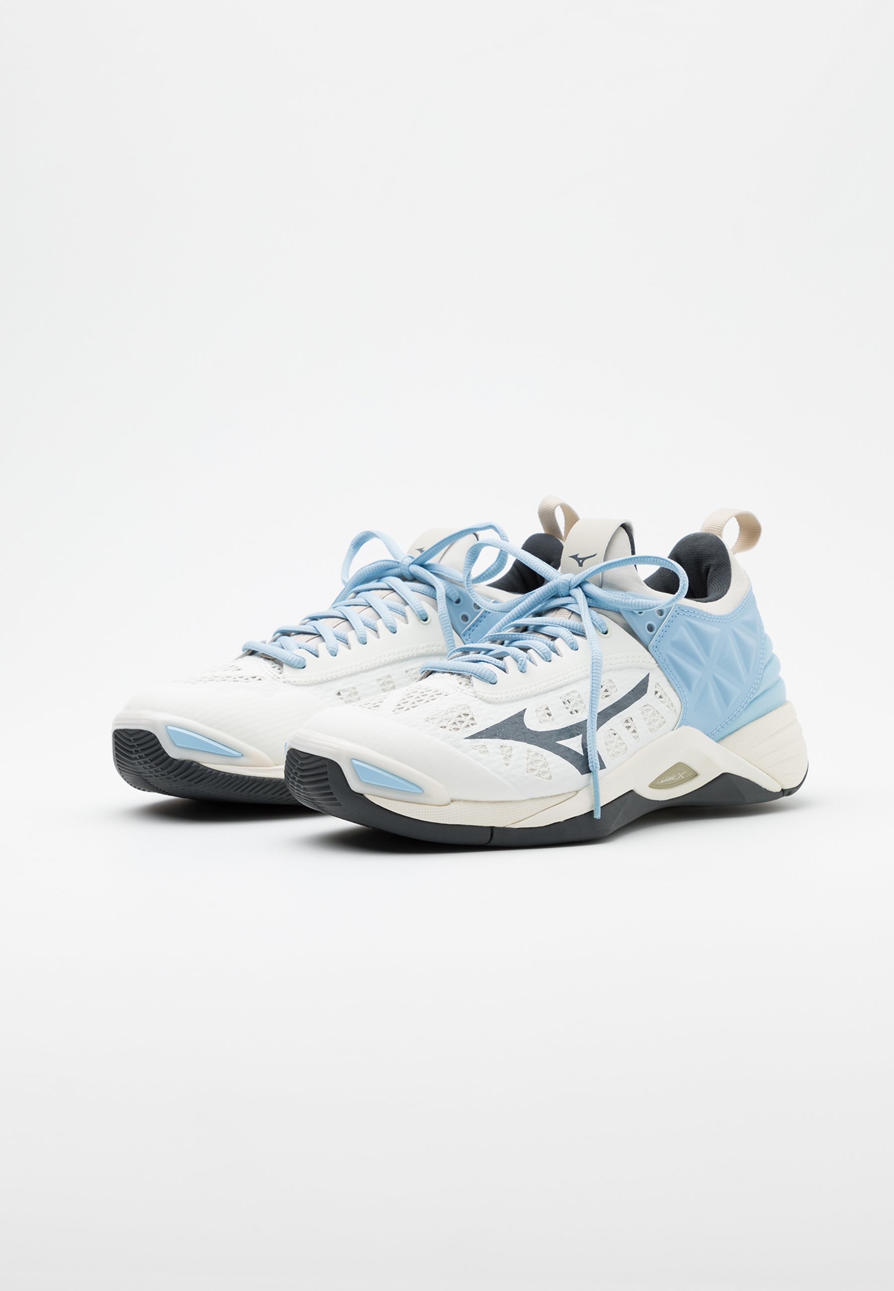 Mizuno WAVE MIRAGE 3 - Håndballsko - snow white/shadow/falls Mizuno WAVE MIRAGE 3 - Håndballsko - snow white/shadow/falls