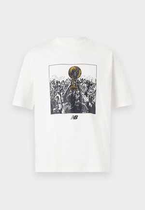 HOOPS CHAMPIONSHIP  GRAPHIC UNISEX - Apdrukāts T-krekls - white