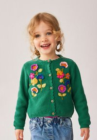 Next FLORAL EMBROIDERED - REGULAR FIT - Cardigan - green