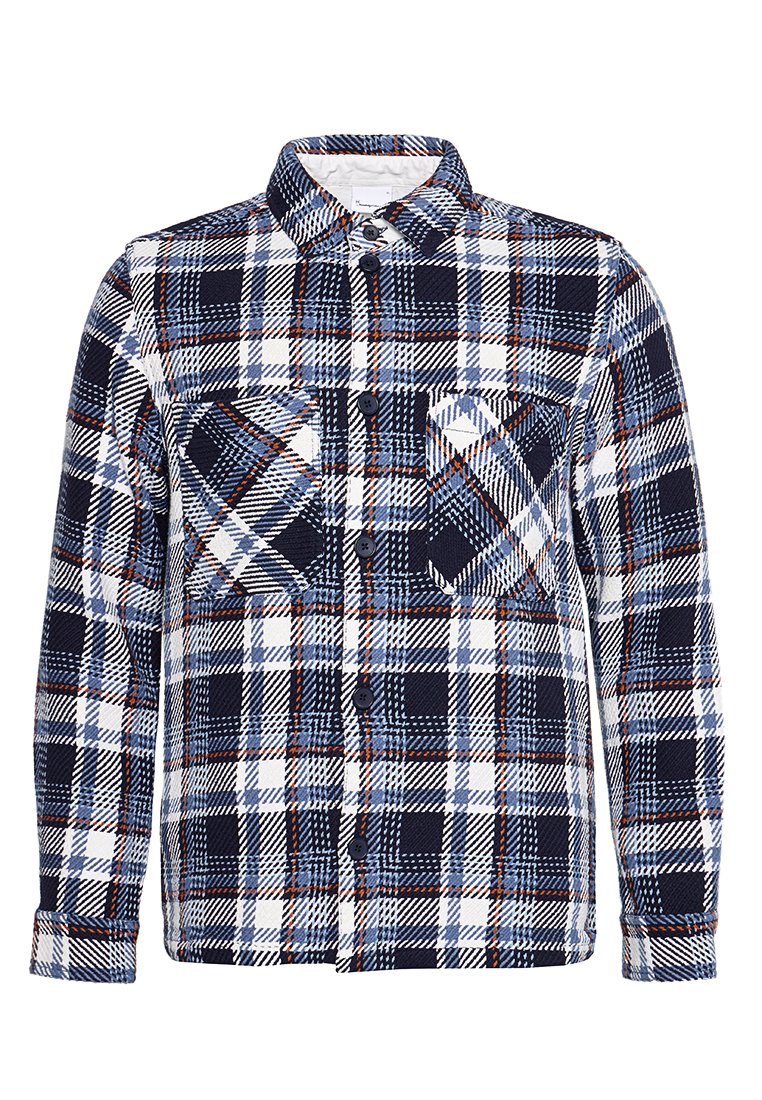 KnowledgeCotton Apparel Overhemd donkerblauw KnowledgeCotton Apparel Overhemd donkerblauw