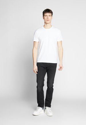 3 PACK - Paprasti marškinėliai - black/white/blue