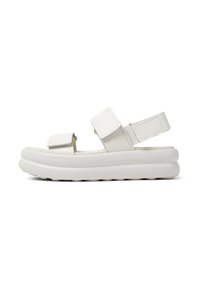 Platform sandals - weiß natural