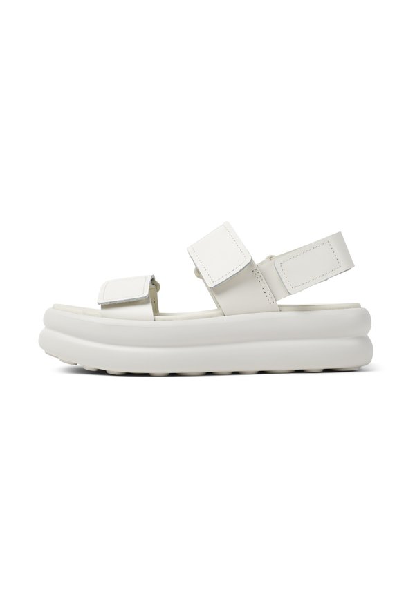Platform sandals - weiß natural