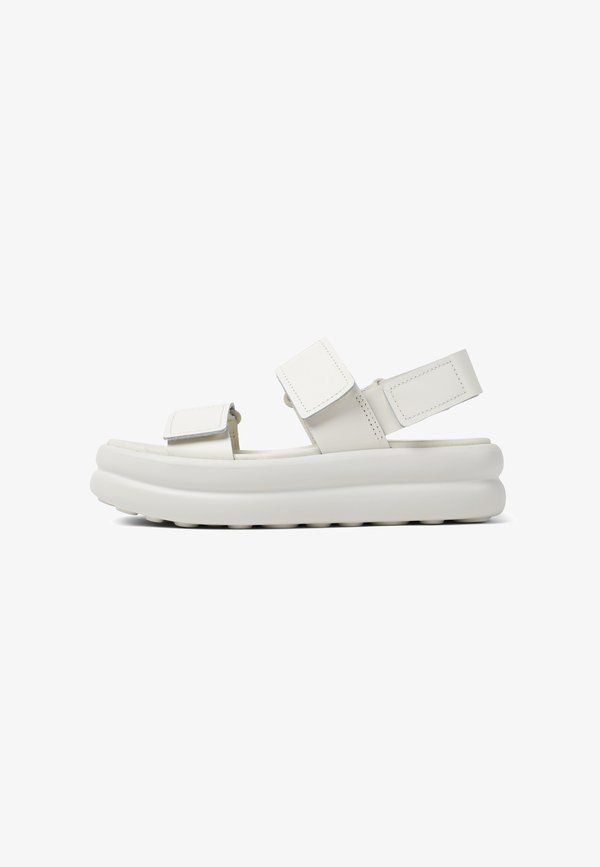 Platform sandals - weiß natural