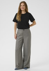 Culture DENCY - Püksid - grey blue check