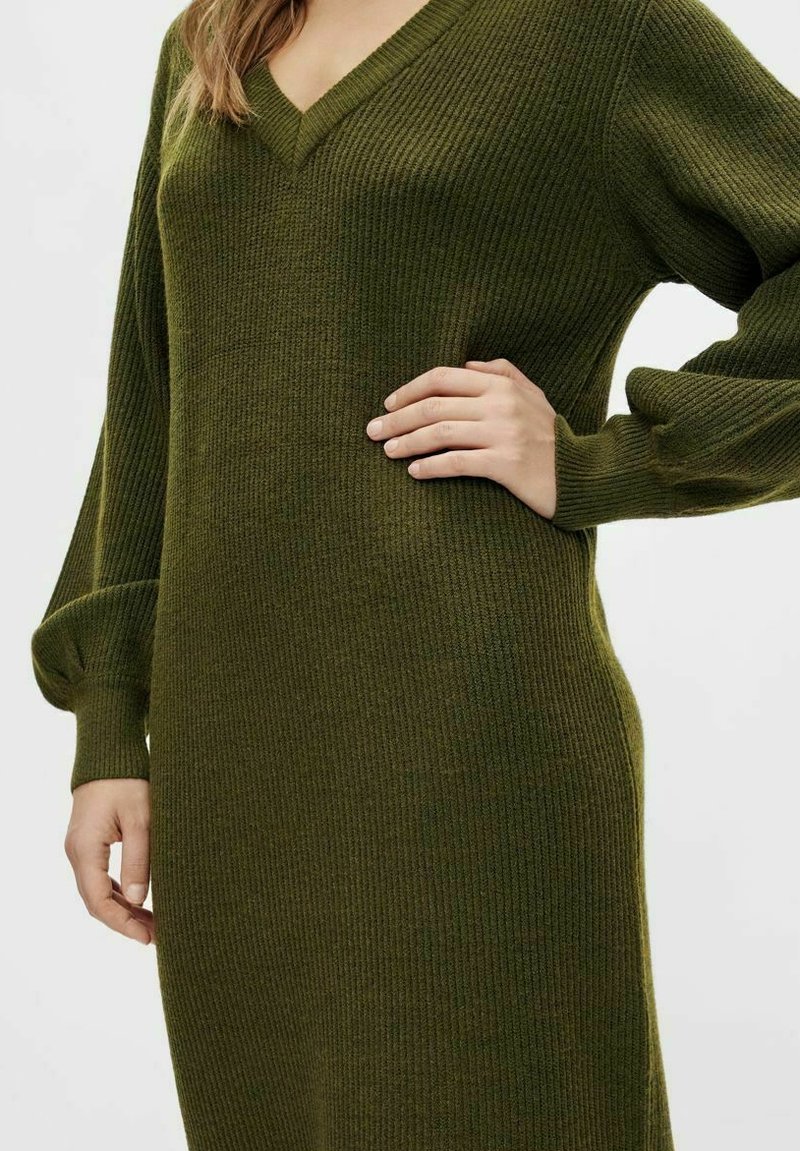 Damen Freizeitkleider | Object NOOS Strickkleid forest night/dunkelgrün - EZ78264 Damen Freizeitkleider | Object NOOS Strickkleid forest night/dunkelgrün - EZ78264