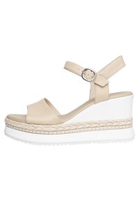 NeroGiardini Sandali con zeppa - lino